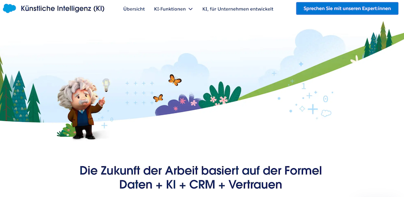 Einstein als KI für Internetshops von Salesforce