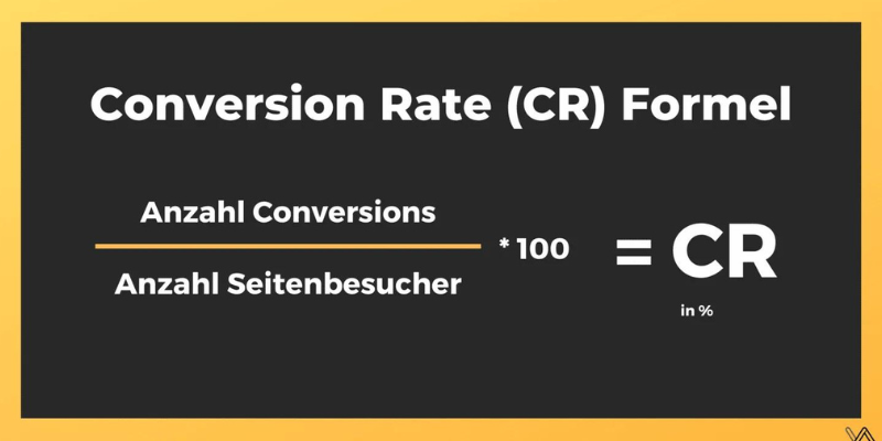 Conversion Rate berechnen Formel