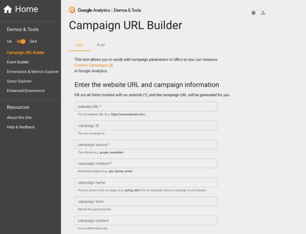 Campaign URL Builder