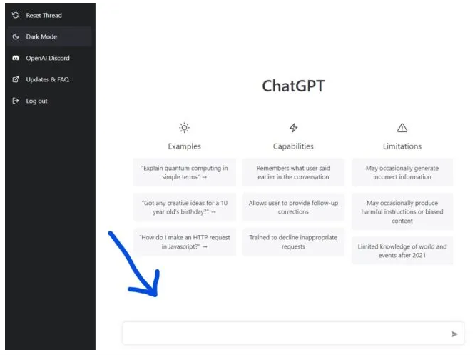 ChatGPT Homescreen