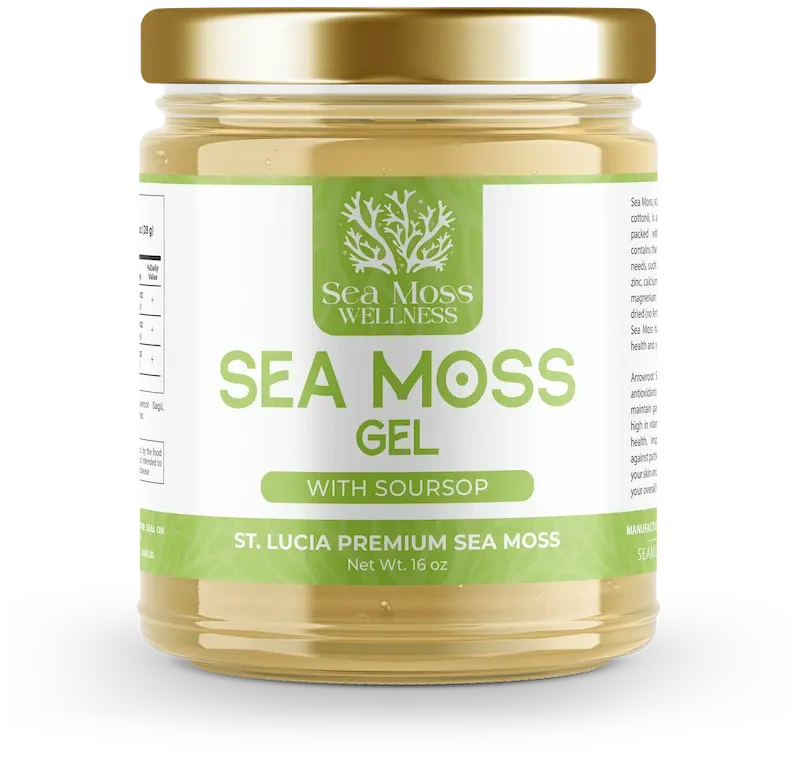 Soursop sea moss gel.