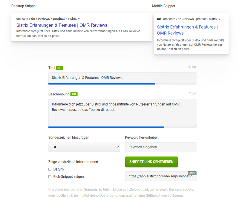 SISTRIX SERP Snippet Generator.png