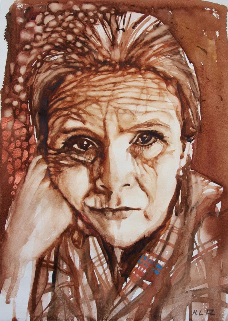 Portrait of Jenni-Juulia Wallinheimo-Heimonen by Hanna Moria Lindberg