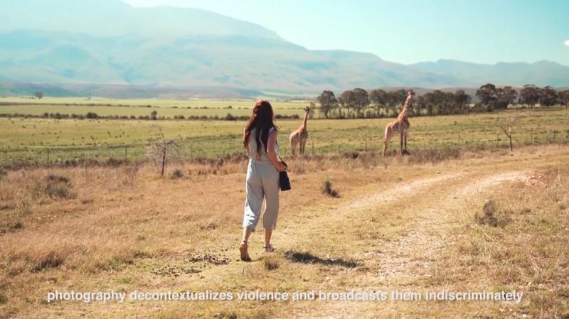“Photography decontextualizes violence.” (Excerpt from the video text)