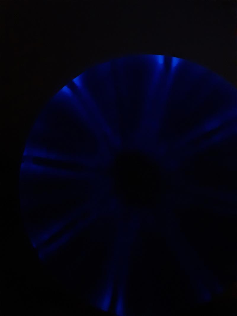 The lights within the balloon
