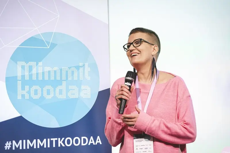 Mimmit koodaa program coordinator Milja Köpsi.