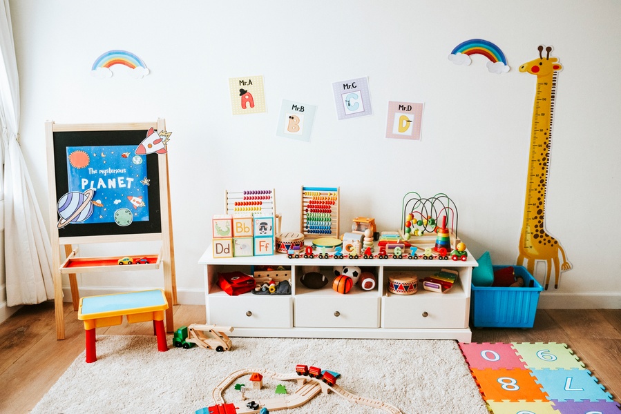 Storage space in a nursery