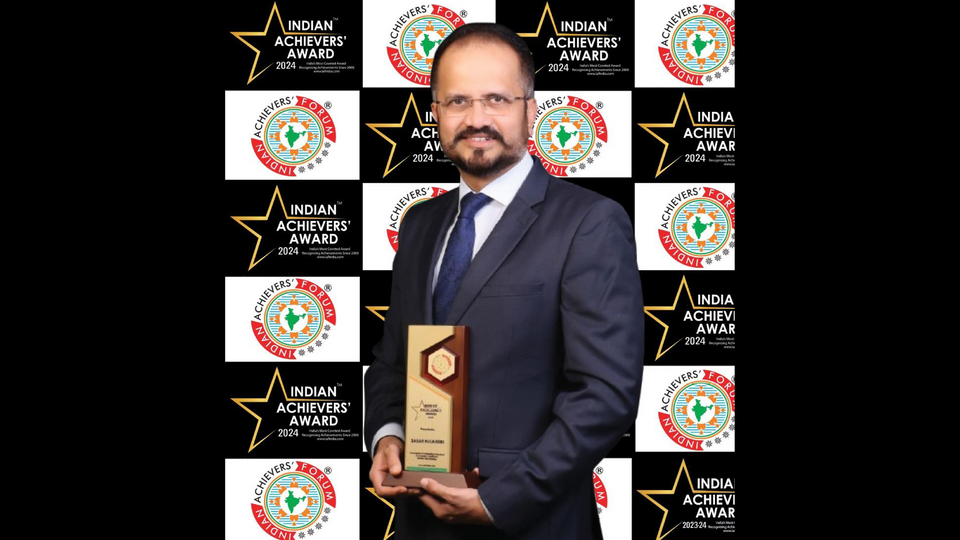 India: Sagar Kulkarni wins the Man of Excellence Award 2024