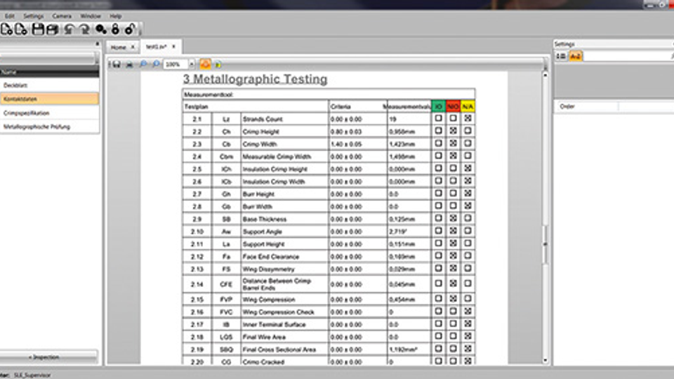 SmartVision - Individual test result reports in various formats