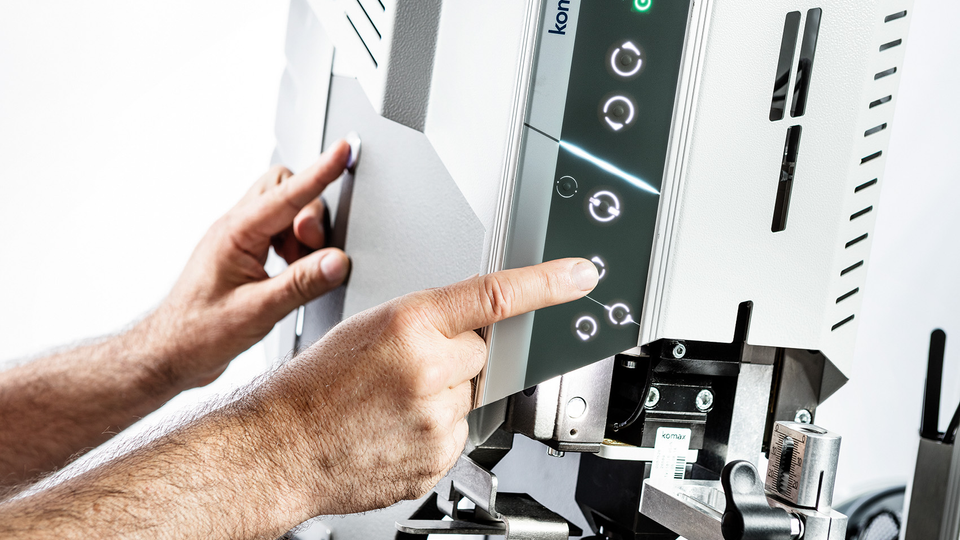 Alpha 530 - Efficient setup directly on the crimp module