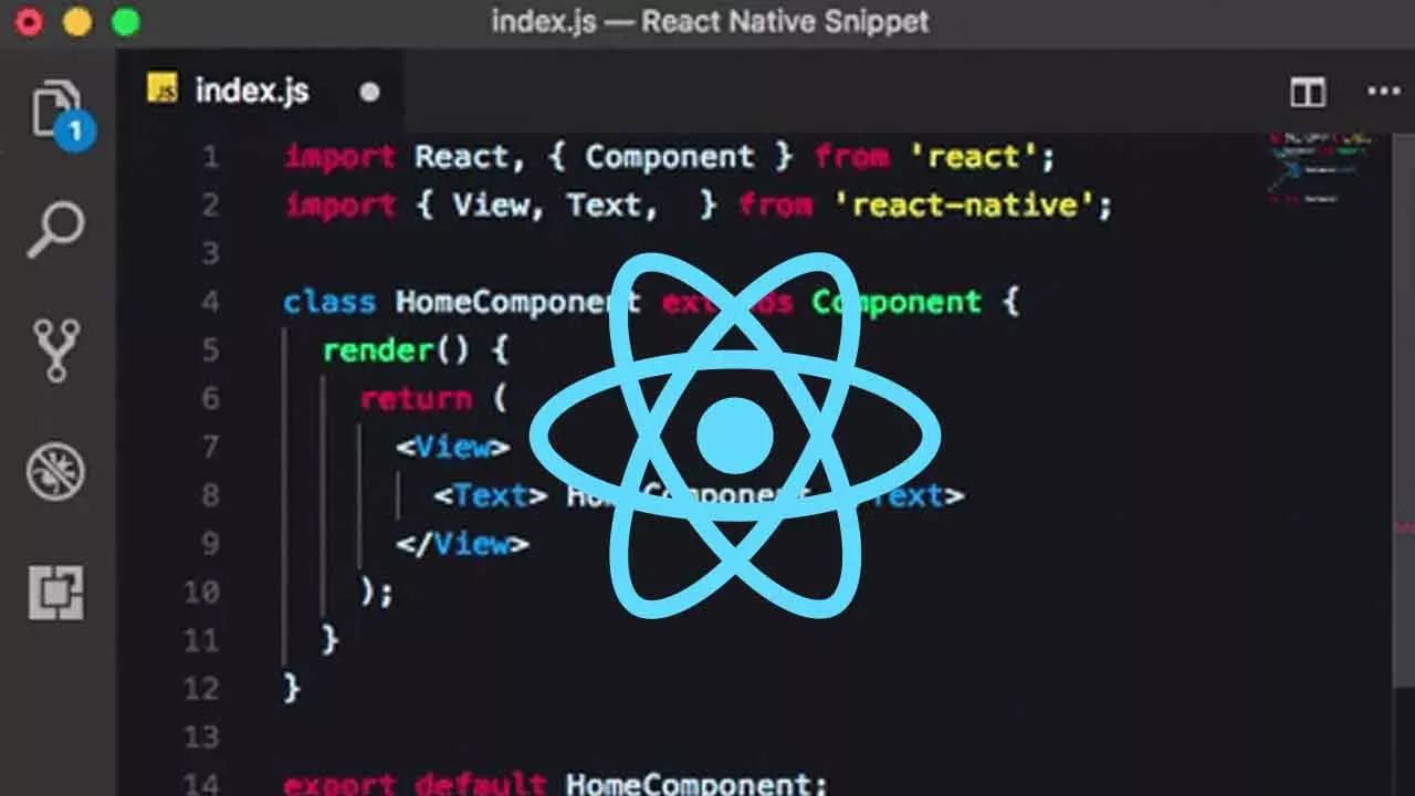 VS Code React Native, React Native Typescript, StyleSheet, ReactJS, Redux Snippet.webp