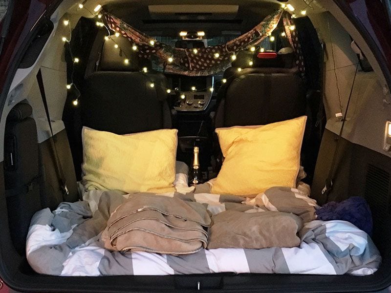 Date night in the Toyota Sienna ・  Photo by Carrie Kim