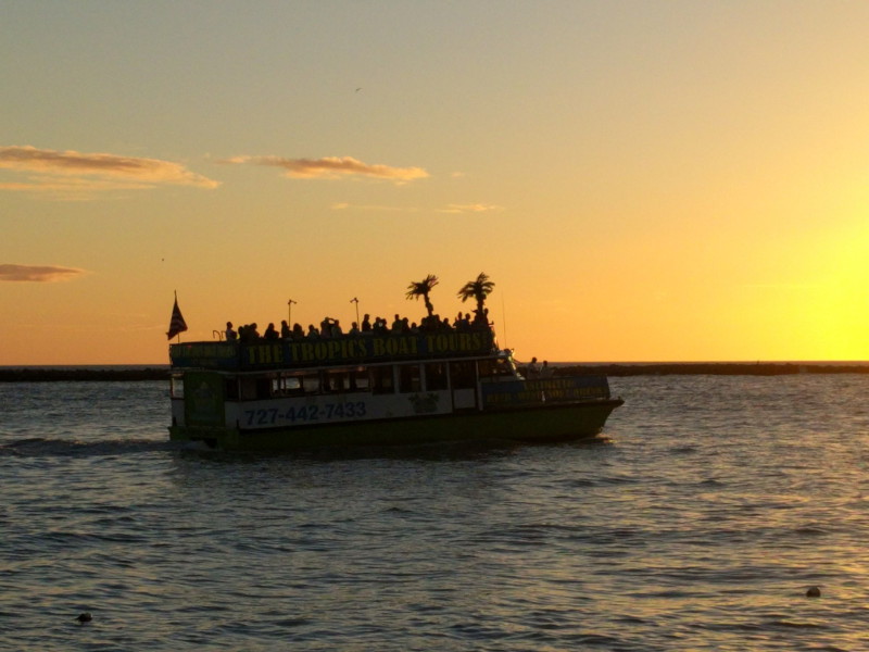 tropics boat tours sunset cruise
