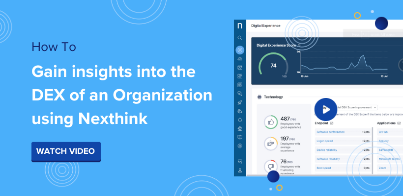 Watch How to use the Digital Experience Score to Gain Insights into DEX