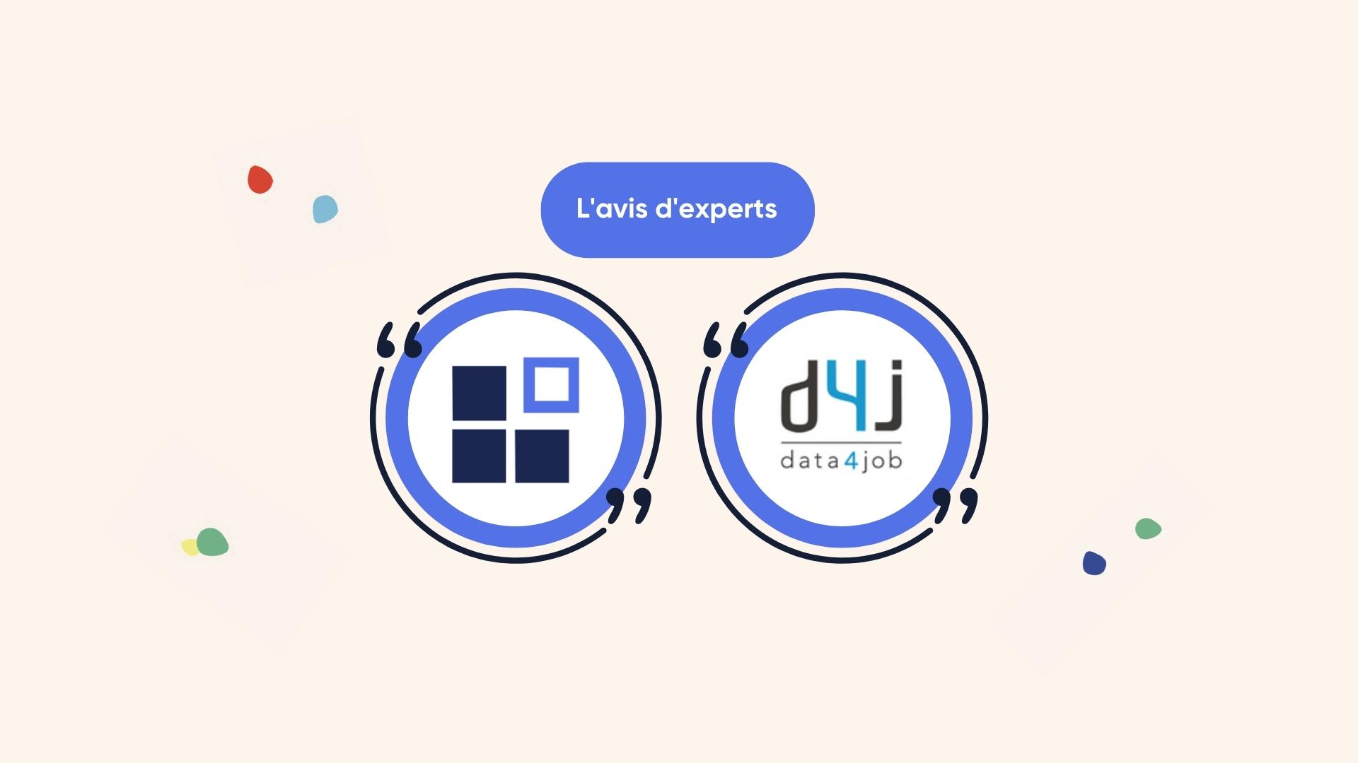 Logos Basile et Data4job : avis d'experts. 
