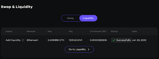 liquidity summary