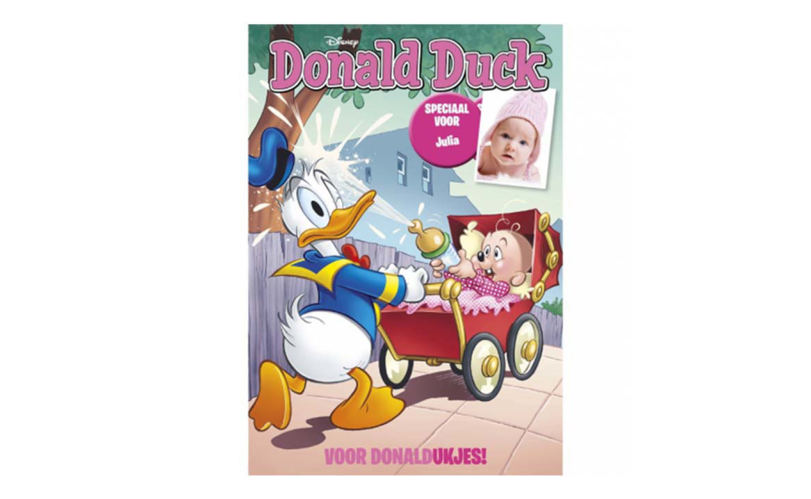 Gepersonaliseerde Donald Duck Geboorte Meisje