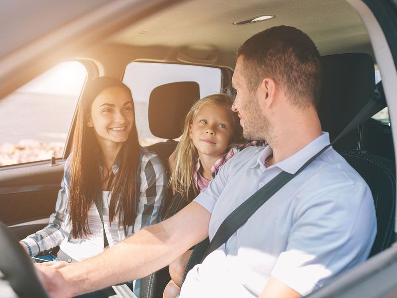 bigstock dad with family in car 