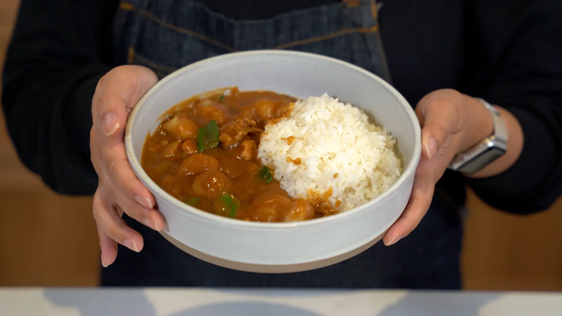 Curry with rice