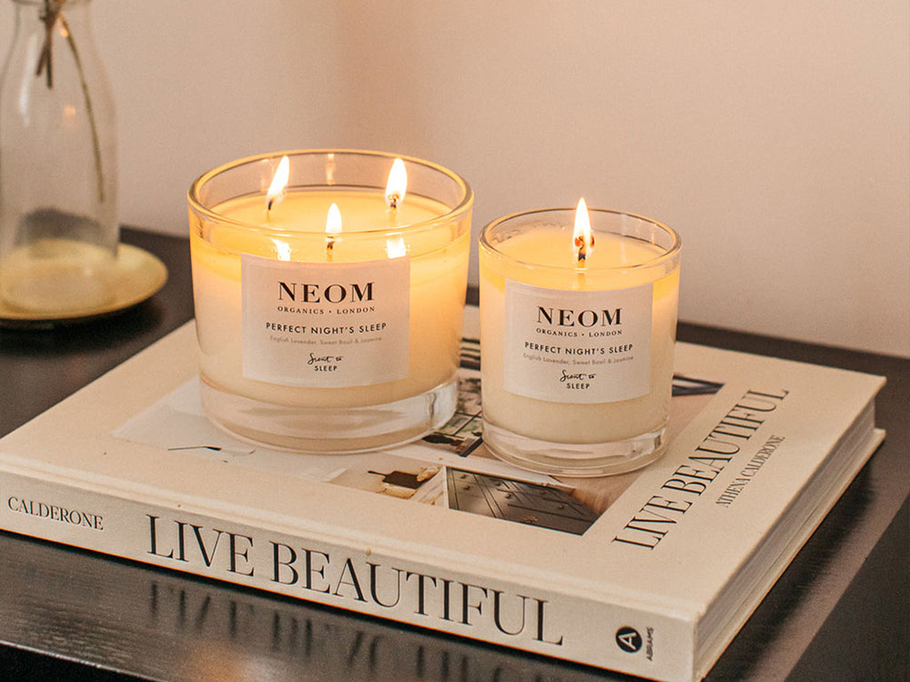 neom organics london aromatherapy candle
