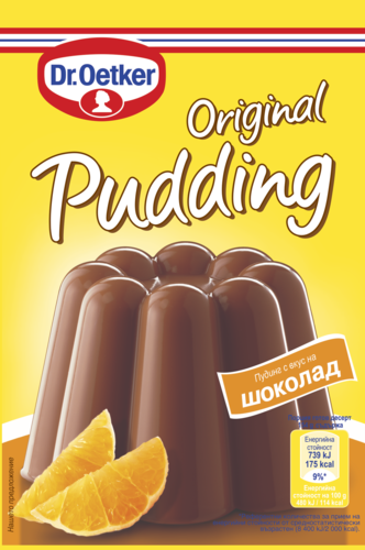 Пудинг шоколад - Продукти