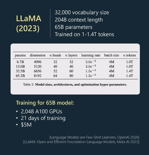 LLaMA model illustration