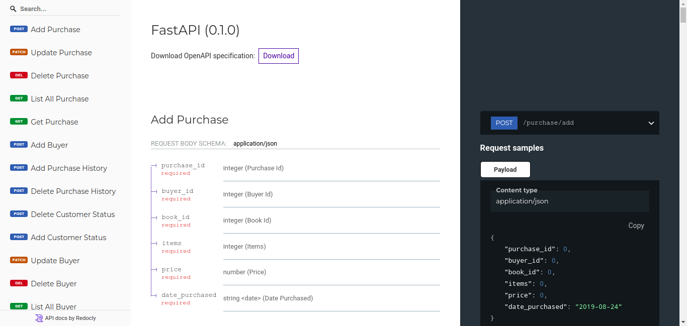 Section Image API Preview with Redocly