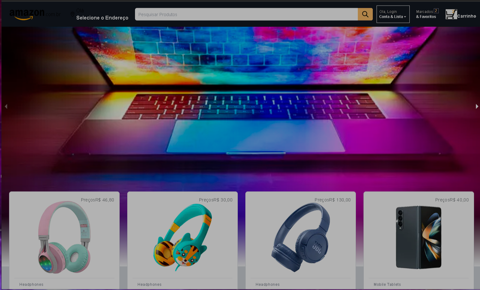 Thumbnail do projeto E-commerce