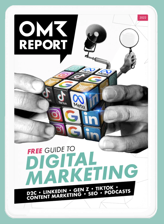 Titelblatt des Digital-Marketing Reports