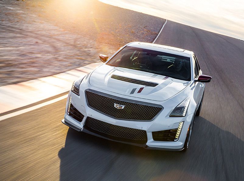 2018 Cadillac ATS V and CTS V Championship Editions front hero ・  Photo by General Motors