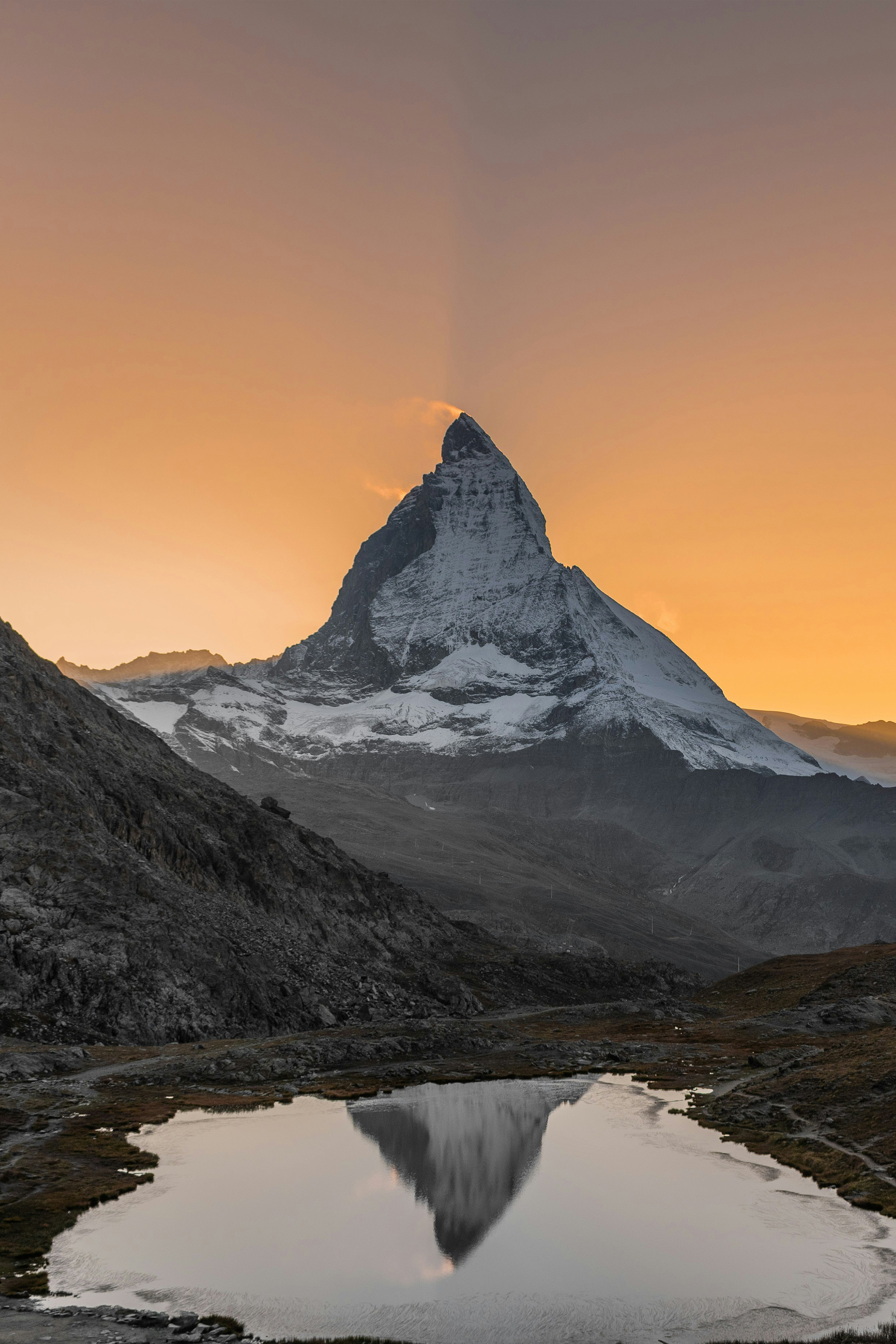 Mountain landscape portrait