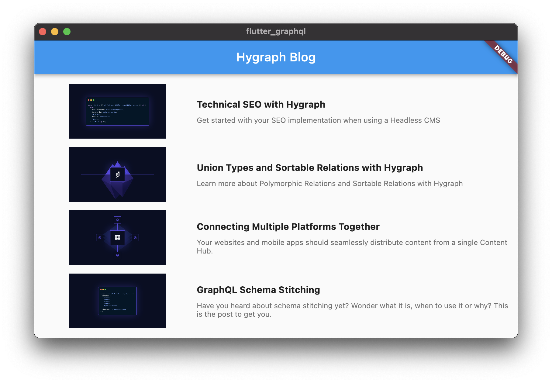 final blog with flutter and headless cms