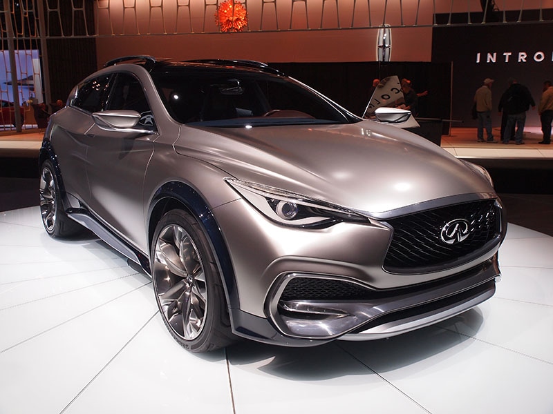 Infiniti QX30 Concept at the 2015 New York International Auto Show ・  Photo by Megan Green