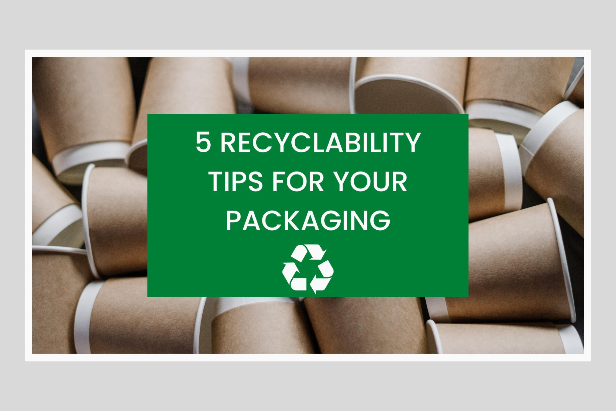 Go green with 5 recyclability tips for sustainable packaging. Discover strategies to reduce your environmental impact and make your packaging more eco-friendly. From choosing recyclable materials and optimizing packaging design to educating consumers, we’re including valuable insight to help your business embrace more eco-friendly packaging practices. 