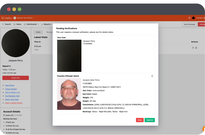 Instant Background Checks