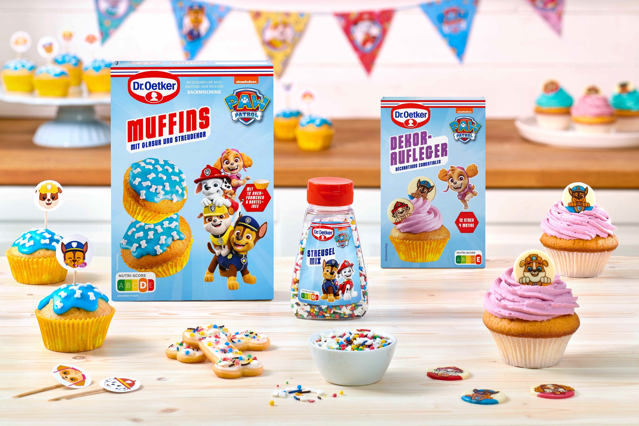 PAW Patrol® Dekor- & Backprodukte | Dr. Oetker Presseinformation