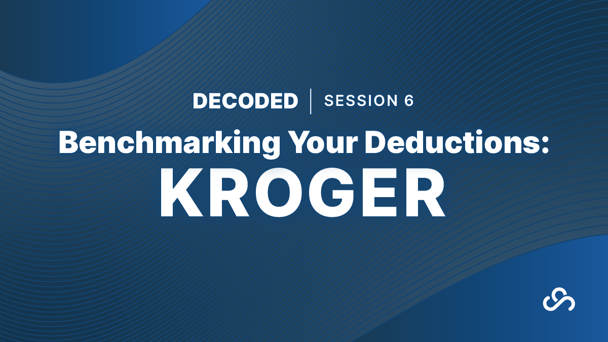 Benchmarking Your Deductions: Kroger