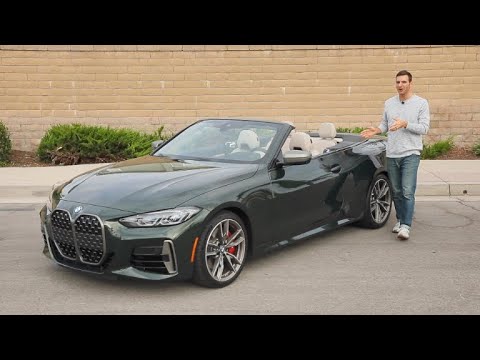 2022 BMW 4 Series Convertible Test Drive Video Review