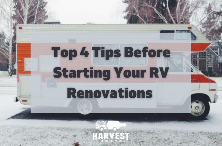 Top 4 Tips Before Starting Your RV Renovations
