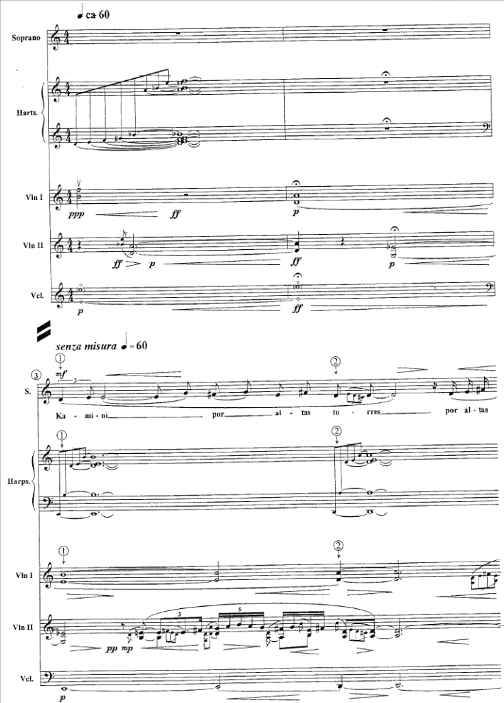 Example 2: The opening of ***Zimaar I*** (bars 1-3)