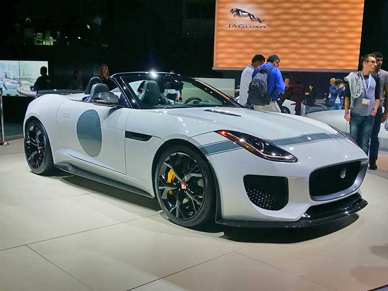 2014 LA Auto Show jaguar f-type convertible 