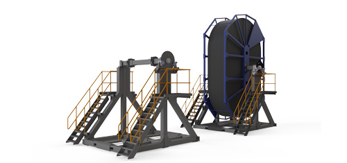 Conveyor belt reel dimensions