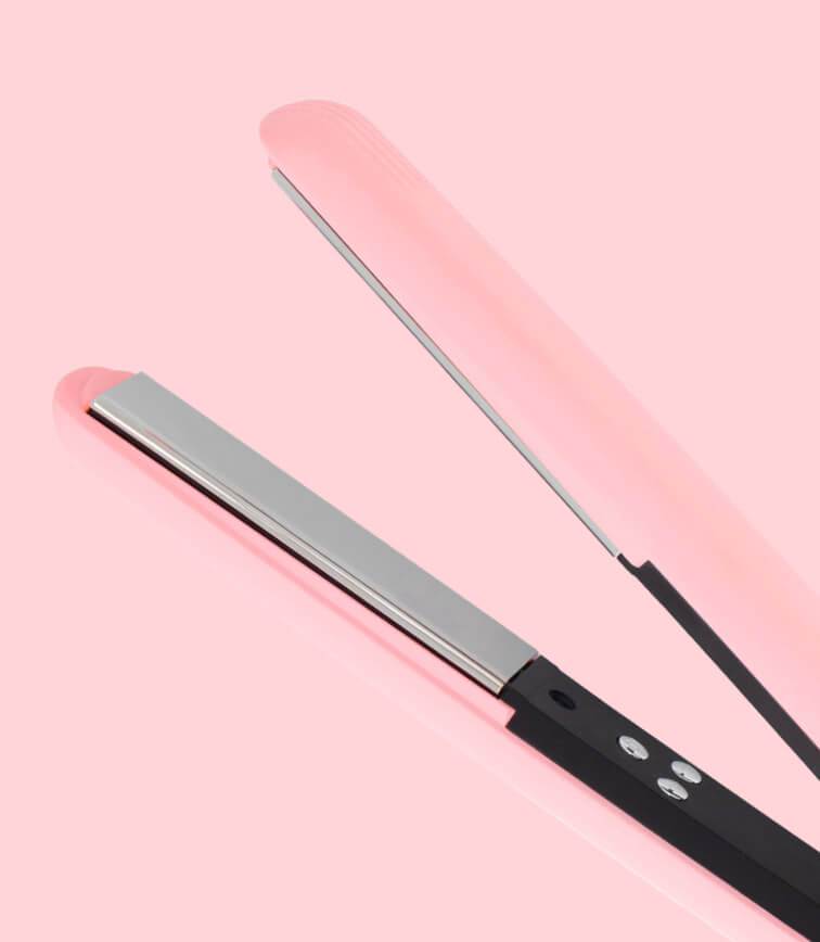 Curious Grace Titanium Hair Straightener Pink Punch Shop at Hairhouse