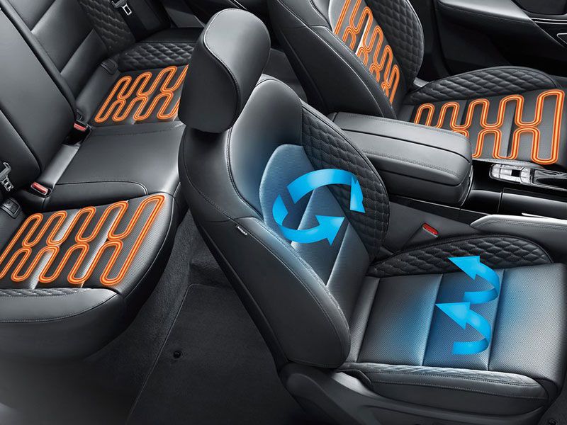 SEAT COMFORT  Seat Heating and Cooling, Power Lumbar and Seat