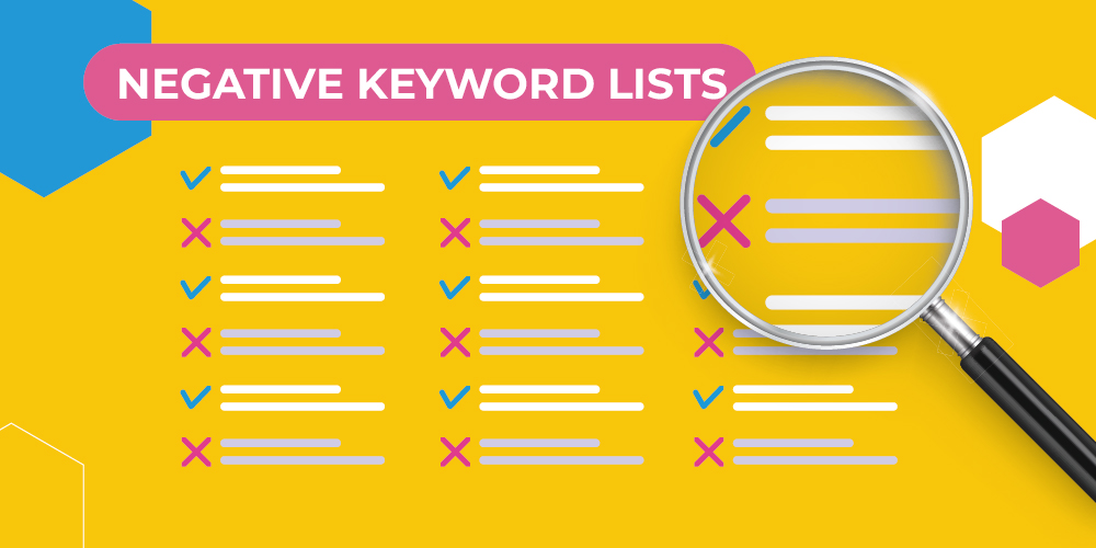 Negative keyword creation