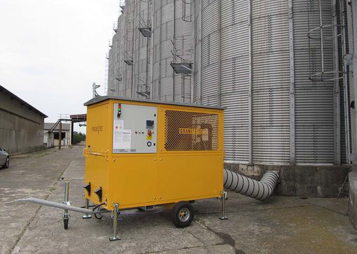 Refrigerador de cereal para evitar una infestación por hongos