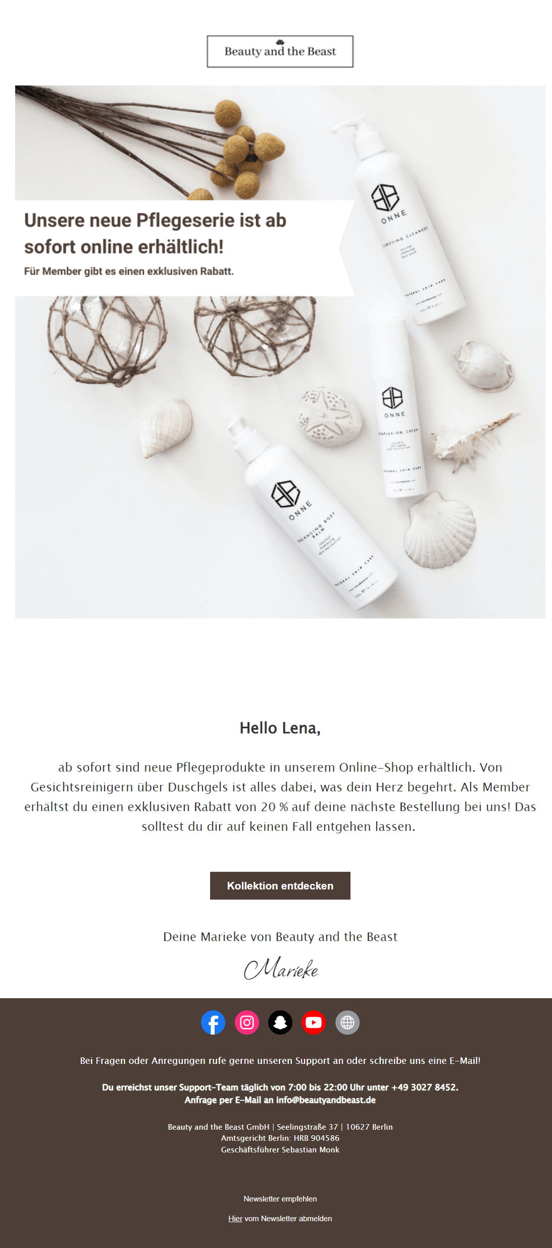 e mail kampagne beispiel