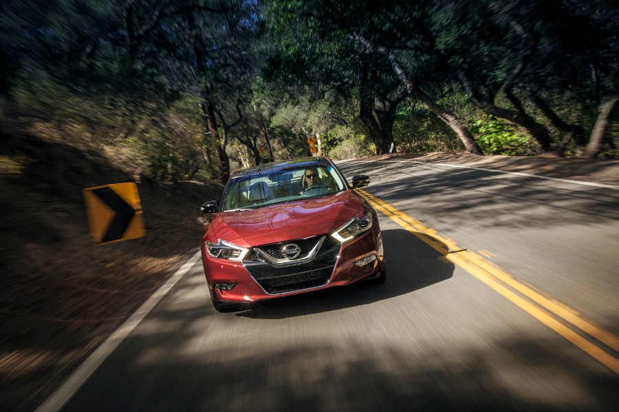 2016 Nissan Maxima - Exterior - Red - Front 