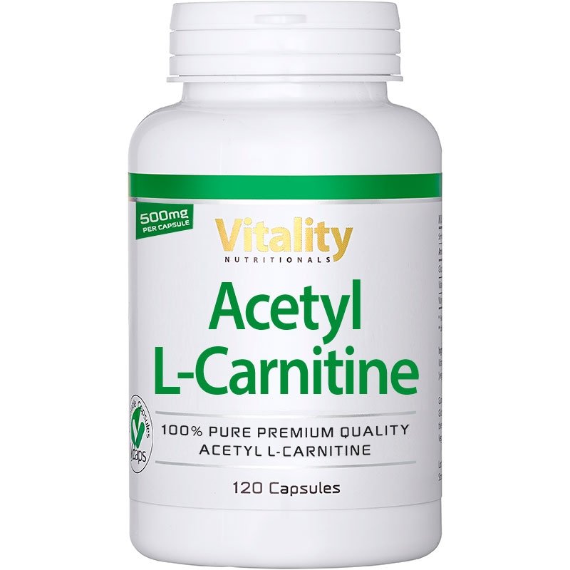 Acetyl L-Carnitine 1000mg 200 Caps by Vitamins Because Your Worth it 