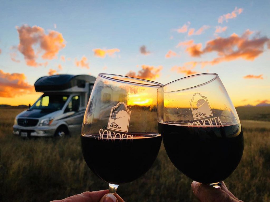 Harvest Hosts will have you watching the sunset and sipping wine simultaneously in no time at all.